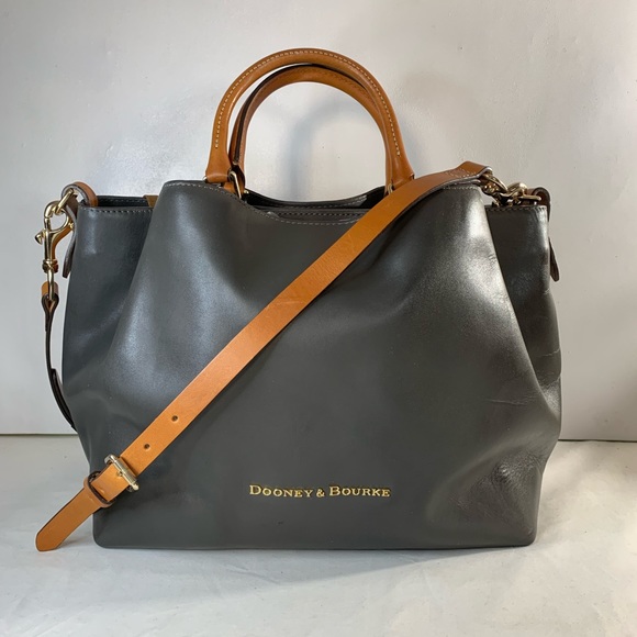 Dooney & Bourke Handbags - NWOT Dooney & Bourke Leather Satchel Grey
